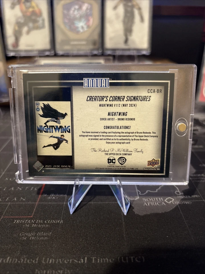 2023 - 24 Upper Deck DC 年度创作者签名 Bruno Redondo 签名 #CCA-BR — 第 2/2 张图片