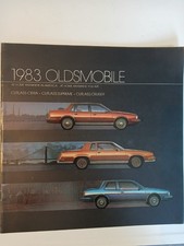 1983 Oldsmobile Cutlass Supreme Cruiser Dealer Sales Brochure Book 30 Pages Gm 1983 Oldsmobile Cutlass Supreme Cruiser Dealer Sales Brochure Book 30 Pages Gm