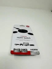 GE 33624 3-Device HDMI Switch Supports 1080p resolution and 4K Ultra HD Black