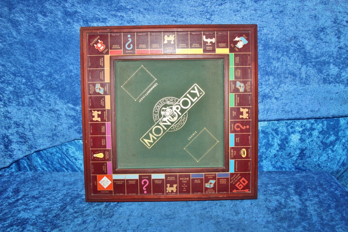 希少⭐️MONOPOLY The Collector's Edition ラグ Monopoly Collector's Edition 1991 Franklin Mint Wooden Luxury