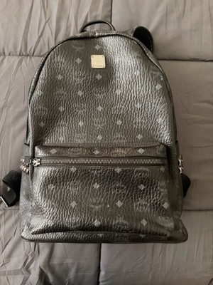 MCM BACKPACK BLACK MEDIUM AUTHENTIC