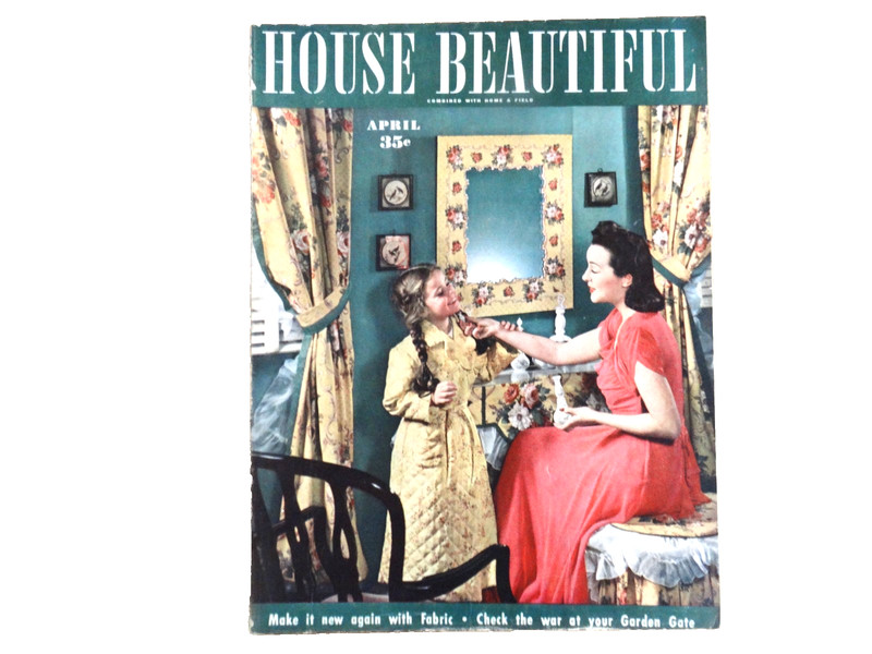House Beautiful – April 1943 – A Beautiful Bedroom 