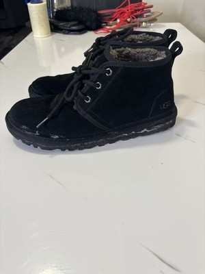 Men s New Male Ugg, Black Suede