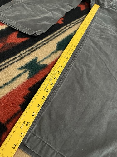 Vtg Y2K Gap Standard Cargo Pants Mens 35x32 Khaki Greenish Brown Straight Skater - Picture 11 of 13