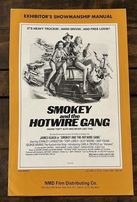 Smokey and the Hotwire Gang Press Book Rare 1979