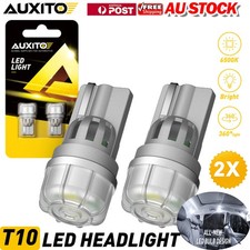 White 194 W5W 168 T10 LED Car Light Globe Bulbs Parker 3smd 6500k Canbus Free