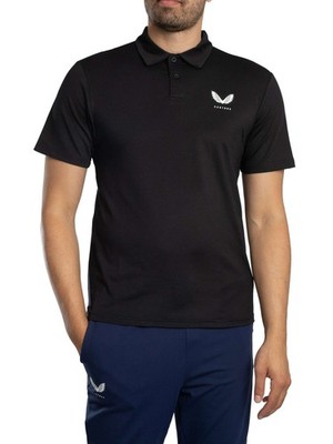 Castore Herren Active Poloshirt, Schwarz