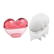 Multipurpose Heart Storage Box Silicone Mould for Crafting Supplies