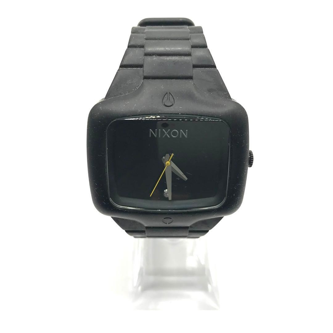 Nixon Rubber Player Watch Analog Quartz Silicon Strap 100m WR Men