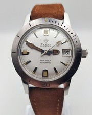 Zodiac Sea Wolf Automatic vintage diver watch 20ATM Original Movie very rare!
