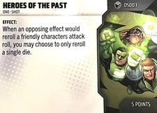 Heroes of the Past - OS003 Fixed M/NM Card Only DC Lantern Legacy HeroClix