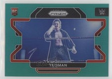 2022 Panini Prizm WWE Teal Prizm 17/49 Teoman #42 a8r