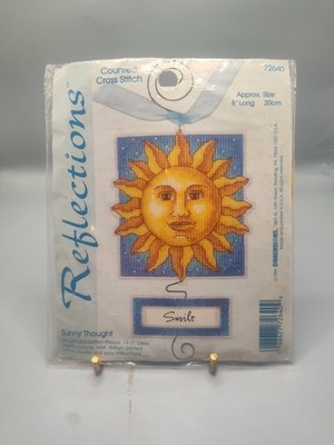 Dimensions Reflections ~ SUNNY THOUGHTS ~ Counted Cross Stitch 1999 ~ New/Sealed