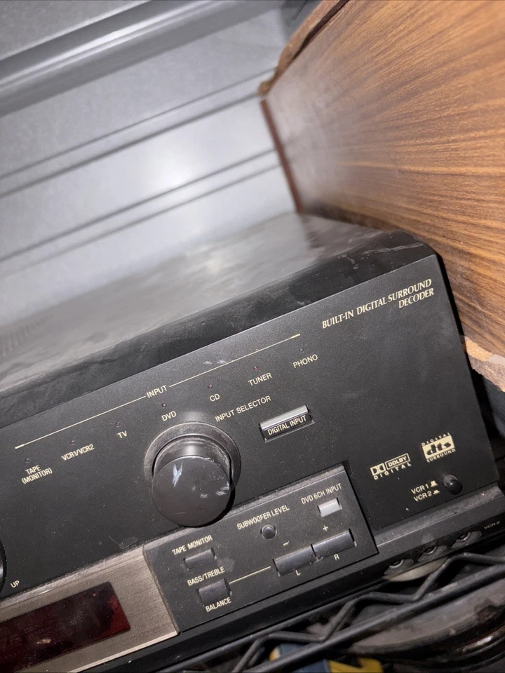 Technics SA-DX1050 5 Channel AV Control Receiver Dolby Digital - No Remote/Cords - Image 3 of 4