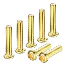 20-Pack M3x14mm Pan Head Machine Screws Brass Screw Brass