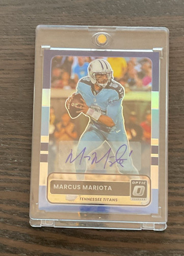2025 Donruss Optic Marcus Mariota Base (RAW)