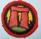 WW2 SALISBURY PLAIN DISTRICT FORMATION SIGN MILITARY PATCH BADGE WORLD WAR II