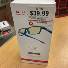 Gunnar Cruz   Amber Lens Block Blue Light Onyx Eyewear   NEW