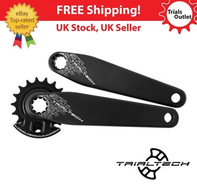 Trialtech Sport Lite ISIS Trials Kurbelgarnitur inkl. Bashring und Freilauf