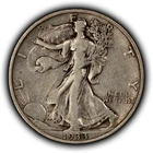 1933-S 50c Walking Liberty Silver Half Dollar - VF/XF - SKU-H3912