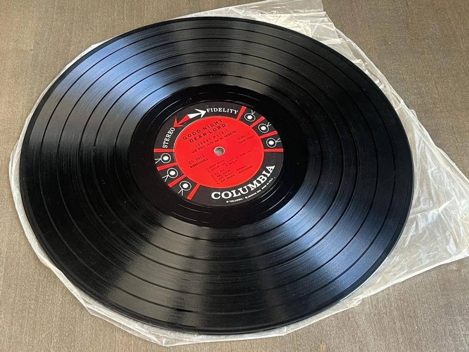 Johnny Mathis Good Night, Dear Lord Vinyl LP Columbia (CS 8012) 6-Eye Record EX - Image 4 of 4