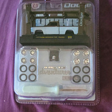 M2 Machines 1978 Dodge Adventurer 150 White 164 Diecast Pickup Truck Case