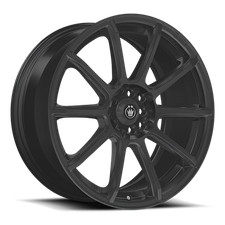 1 Konig 17x7 5x100 5x4.50 45 45b Control Black Wheel Rim