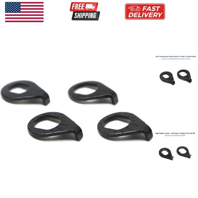 #ad 2 Pairs Bike Wheel Safety Washer M8 and M10 Hub Retaining Clip Hook Fixed Ga... $13.98
