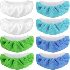 8pcs Steam Mop Pads for Handheld Steam Cleaner, Microfiber Cloths Cover