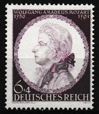 Deutsches Reich - 150. Todestag Mozart postfrisch 1941 Mi. 810