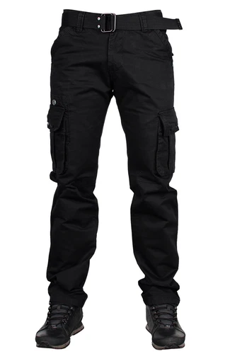 2025 Herren Camouflage Army Hose Freizeit Baumwoll Pants Cargohose mit Gürtel-DE - Bild 53 von 55