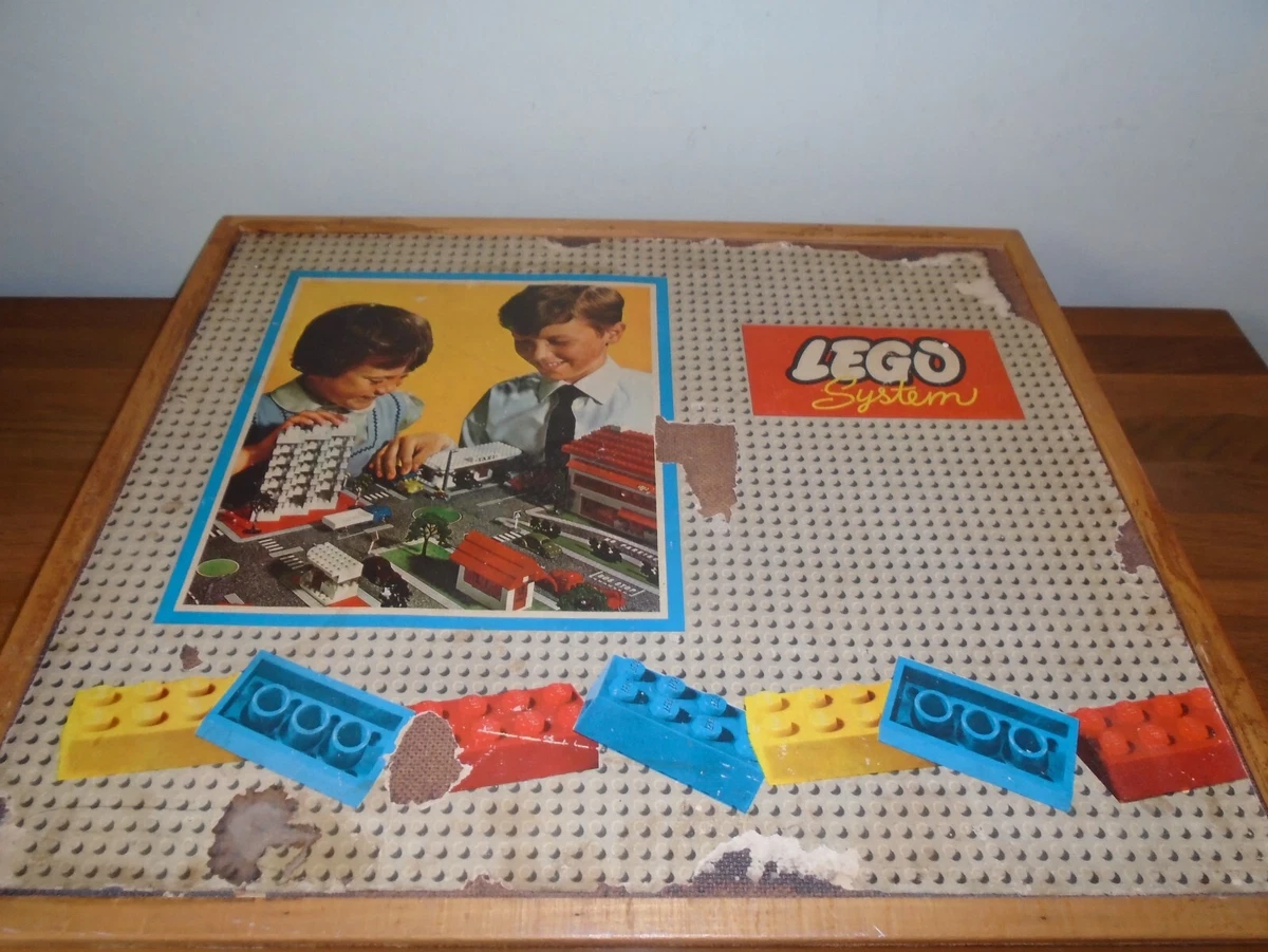 A Large Wooden Box of Vintage Lego 1960s Rare and Collectable