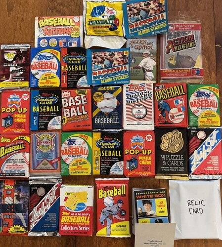 Vintage & Modern Baseball Karten ungeöffnete Packung Lot! 20+ Packungen, 300+ Karten, mehr! Lesen - Bild 2 von 4