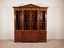 kindel neoclassical empire mahogany breakfront china cabinet w ormulu
