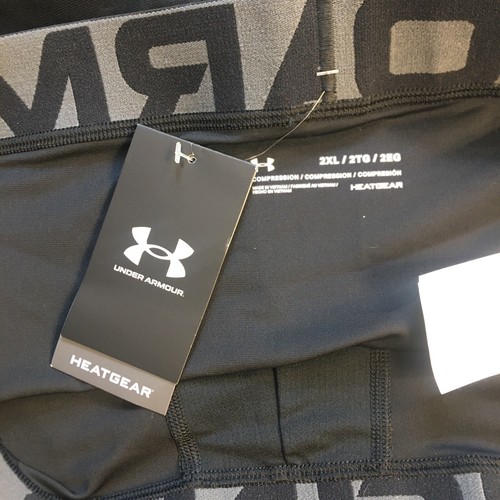 Under Armour Men's HeatGear Compression Shorts Black Size 2XL - Picture 8 of 12