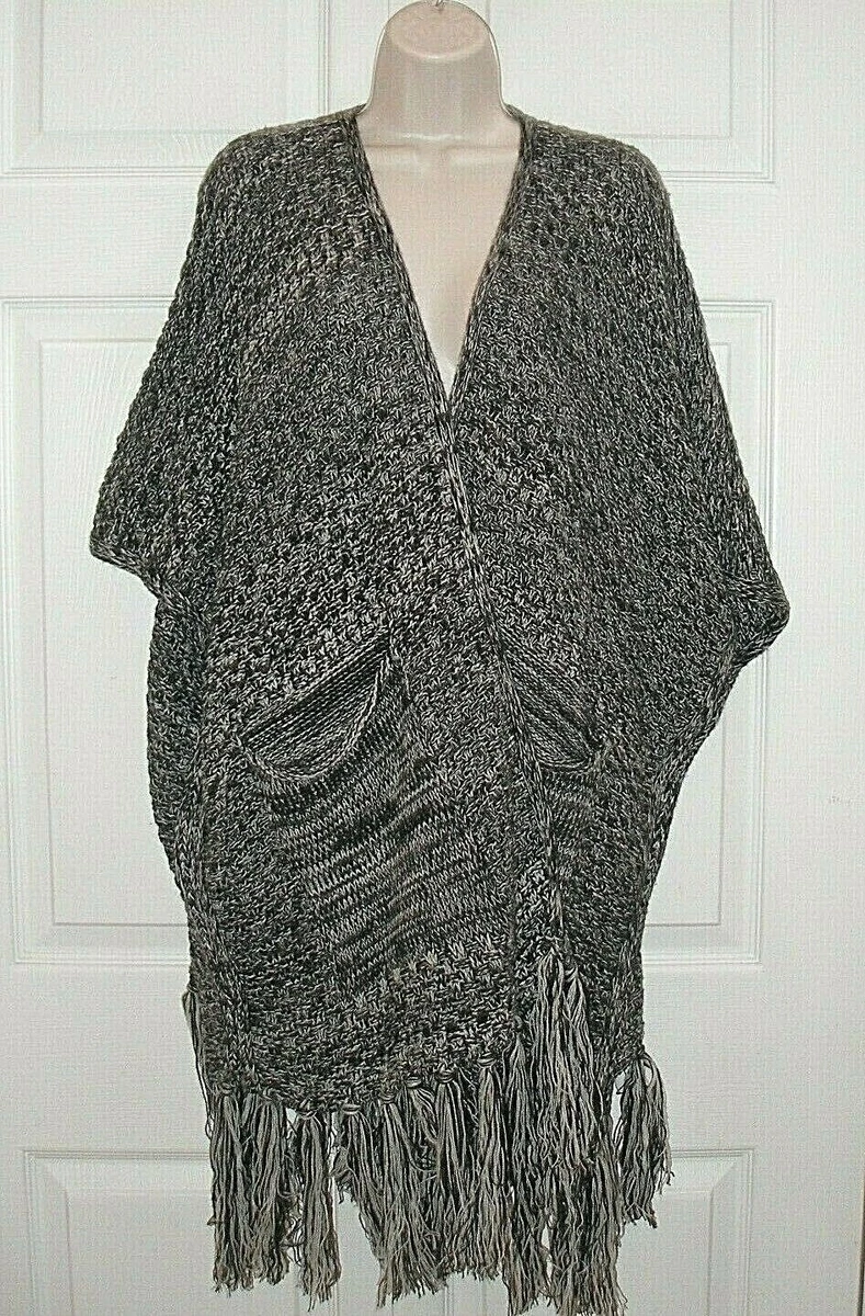 Steve madden poncho best sale sweater