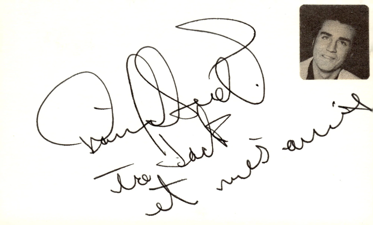 David Scott Signed Auto 3x5 Index Card | eBay