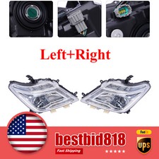Halogen LED DRL Headlights for 2017 2018 2019 2020 Nissan Armada LH+RH