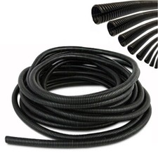 7/10/13/15/18/25/28mm Split Loom Conduit Cable Management Convoluted Wire Tubing