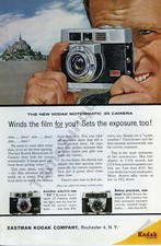 1961 Eastman Kodak Motormatic 35 Camera Old PRINT AD Great Gift Idea 1897