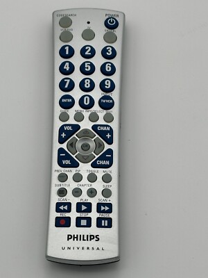 Program Philips Universal Remote Cl034 Philips Universal Remote Model CL034 tested and works | eBay