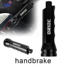 1pcs Bride Black Aluminum Car Handle Hand Brake Sleeve Universal Fitment Cover