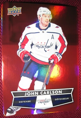 2021-22 UPPER DECK TIM HORTONS RED DIE CUT #DC-3 JOHN CARLSON