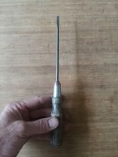 VINTAGE STANLEY FLAT SCREWDRIVER 9 1/2" LONG MADE IN USA