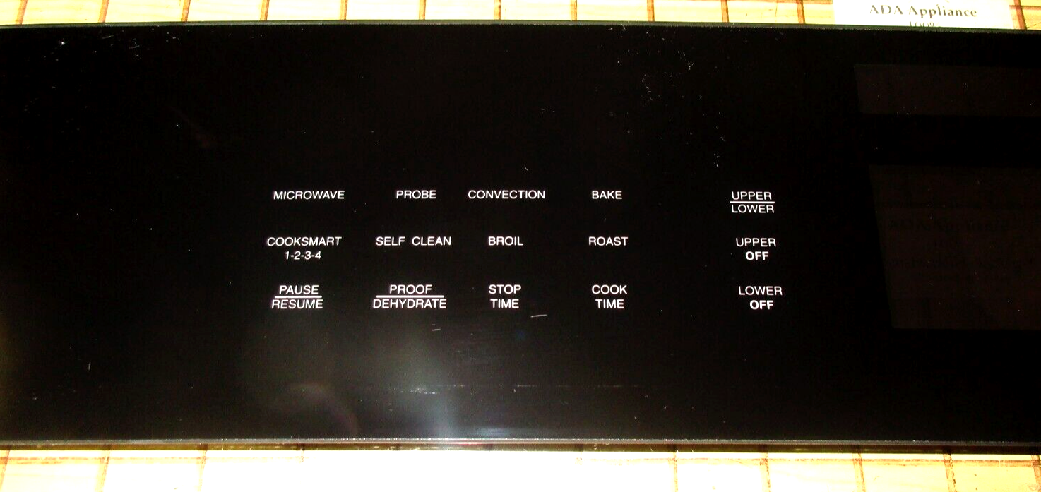 Thermador Double Oven Control Panel 00142859, 142859, 1610435 eBay