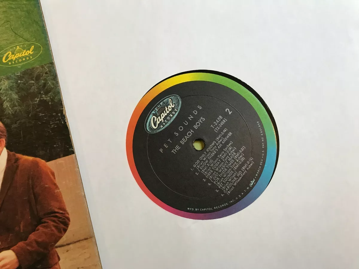 The Beach Boys Pet Sounds 1966 original vinyl MONO T2458 rainbow lp abbey press!