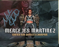 Mercedes Martinez  Autographed Color 8x10 AEW ROH WWE    Free Shipping #3