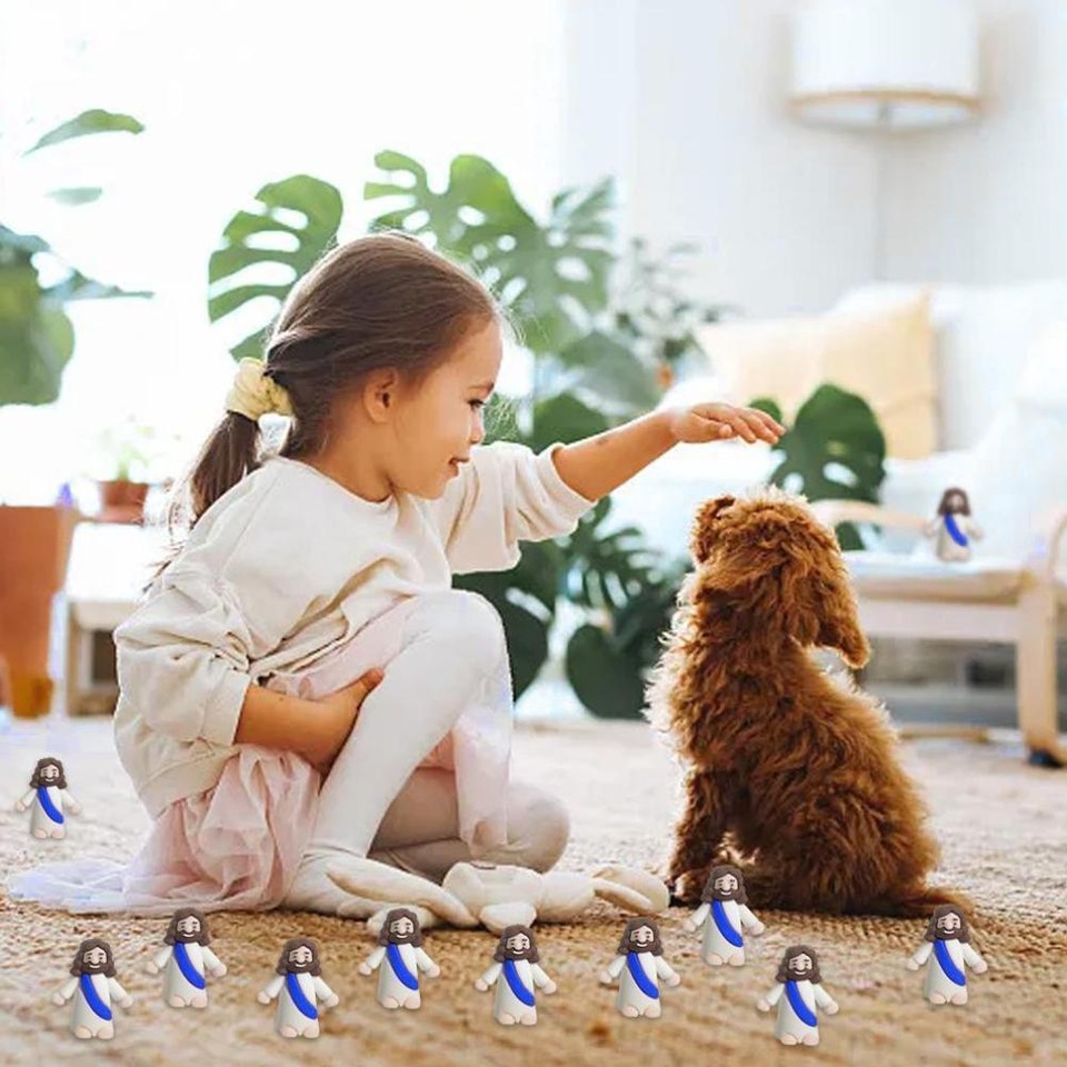 Mini Jesu Figurine Easter Decorations, Tiny Baby Jesu Figurines Bulk