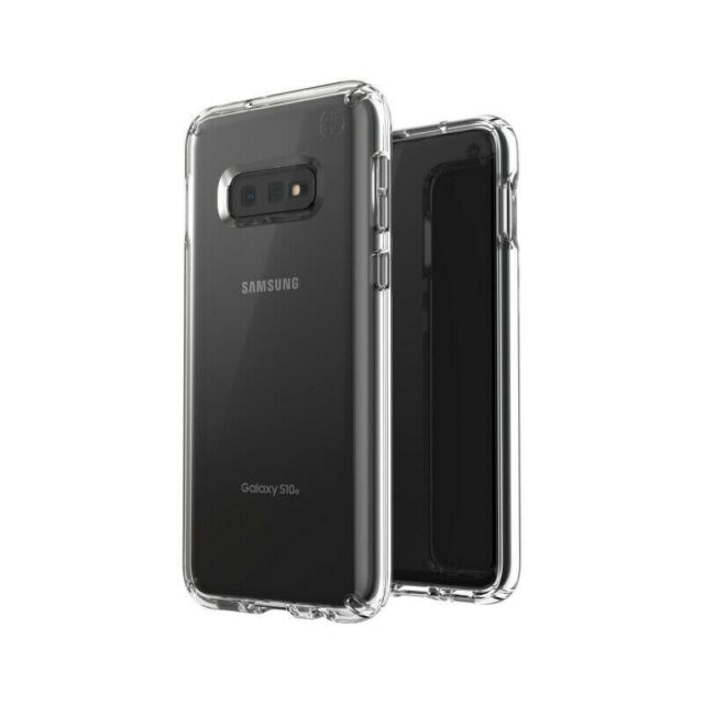 Speck Samsung Galaxy S10e Presidio Stay Clear Phone Case l Clear