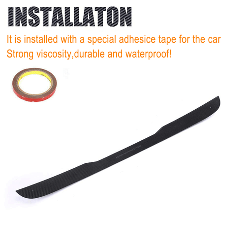 Spoiler posteriore in carbonio labbro per Mercedes Benz W222 S400 S65 2014-20 - Foto 10 di 12